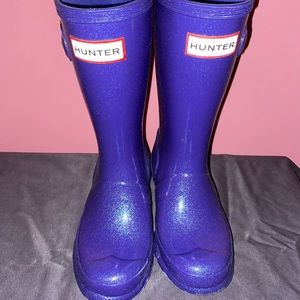 Hunter Starcloud Glitter Rainboots